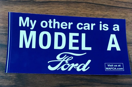 Model A Bumper Sticker